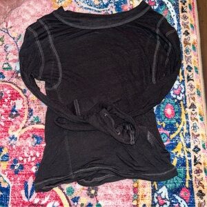 FP Movement by Free People Black Long Sleeve Top